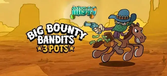 Big Bounty Bandits 3 Pots slot game interface